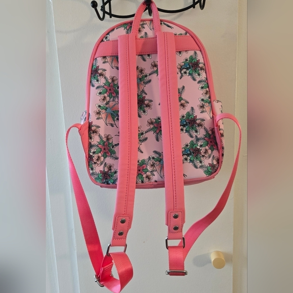 Loungefly Stranger Things Creatures Mini Backpack Pink NWOT - Picture 6 of 7